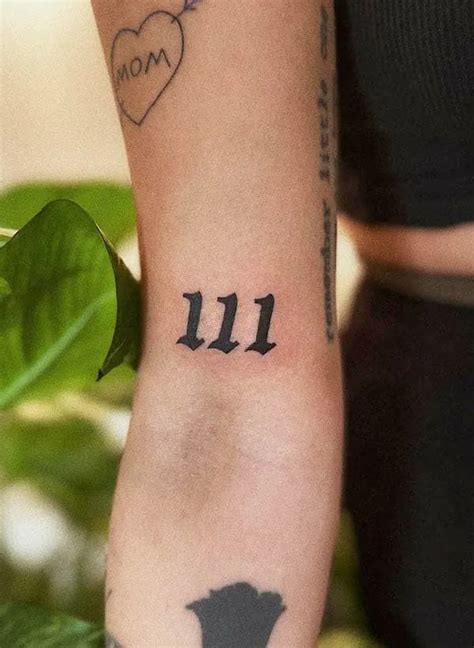 111 angel number tattoo|111 Angel Number: Deciphering the 111 Tattoo Meaning